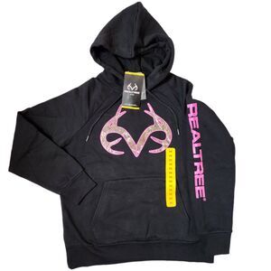 Realtree Women’s Hoodie Black Medium NWT